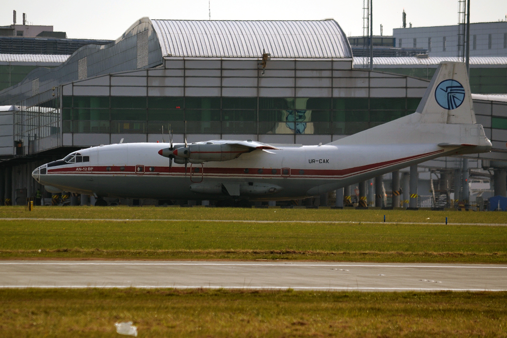 AN-12BP Ukraine Air Alliance UR-CAK Prague_Ruzyne (PRG/LKPR) October_05_2013