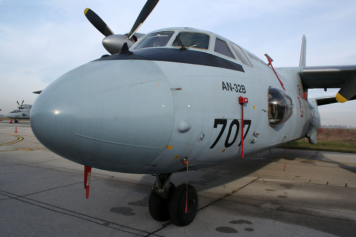 AN-32B Croatia Air Force HRZ 707 Zagreb_Pleso (ZAG/LDZA) December_9_2011