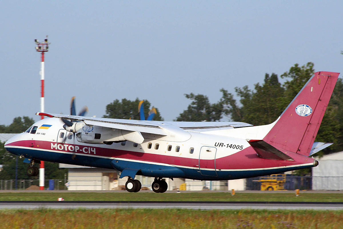 An-140 Motor Sich UR-14005 Zagreb_Pleso (ZAG/LDZA) June_24_2012