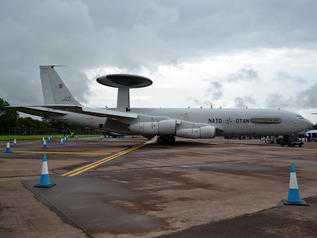 B707-300 E-3A Sentry NATO Luxembourg LX-N90453 Fairford (FFD/EGVA) July_07_2012