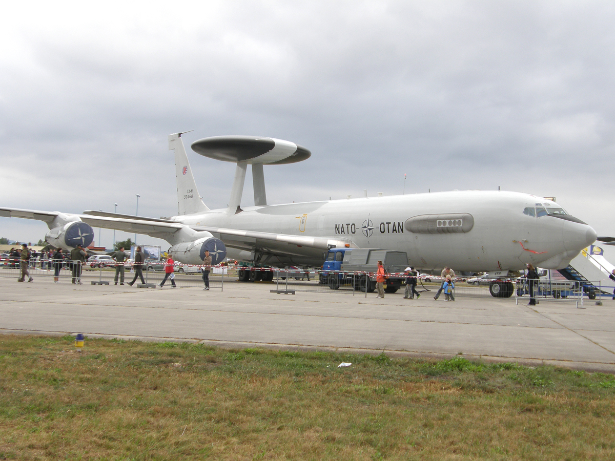 B707-300 E-3A Sentry NATO Luxembourg LX-N90458 Hradec_Kralove (LKHK) September_05_2009