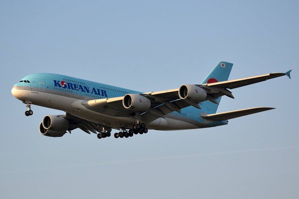 A380-861 Korean Air HL7614 Prague_Ruzyne (PRG/LKPR) March_14_2014