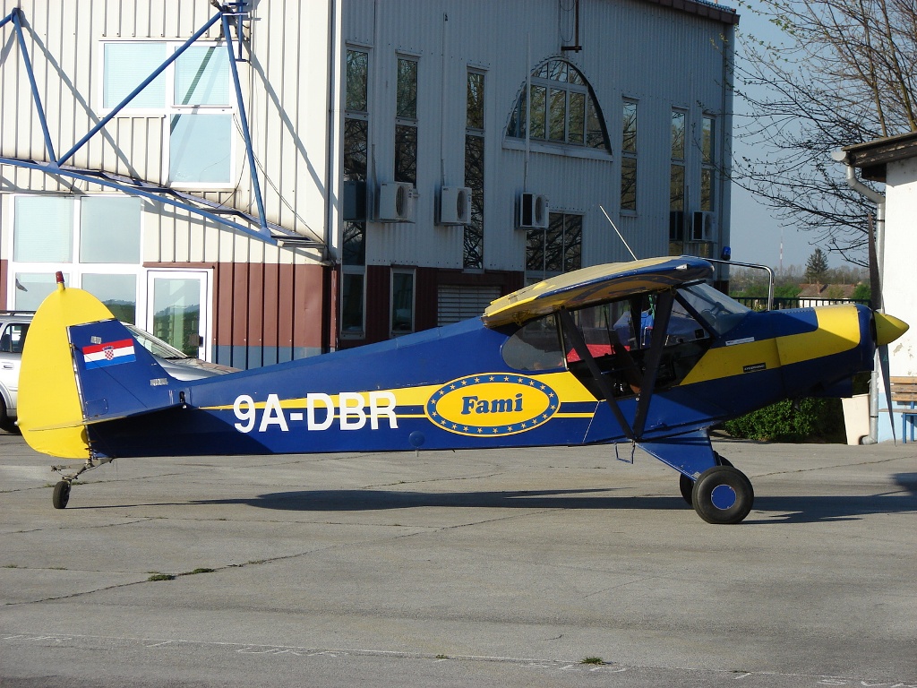 Piper 18 Cub, 9A-DBR, Aeroklub Osijek, Osijek-Čepin (OSI/LDOC) 2007.