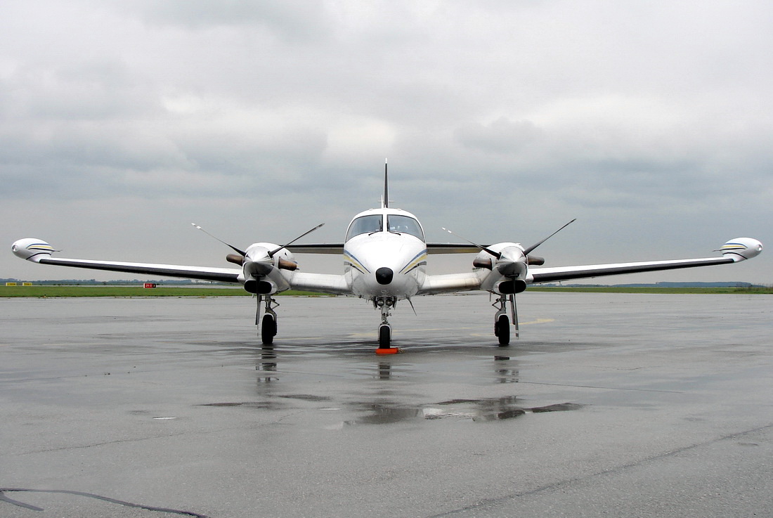 Piper PA-31T1-500 Cheyenne DSF Flugdienst D-ILCE Osijek_Klisa (LDOS) May_14_2012.