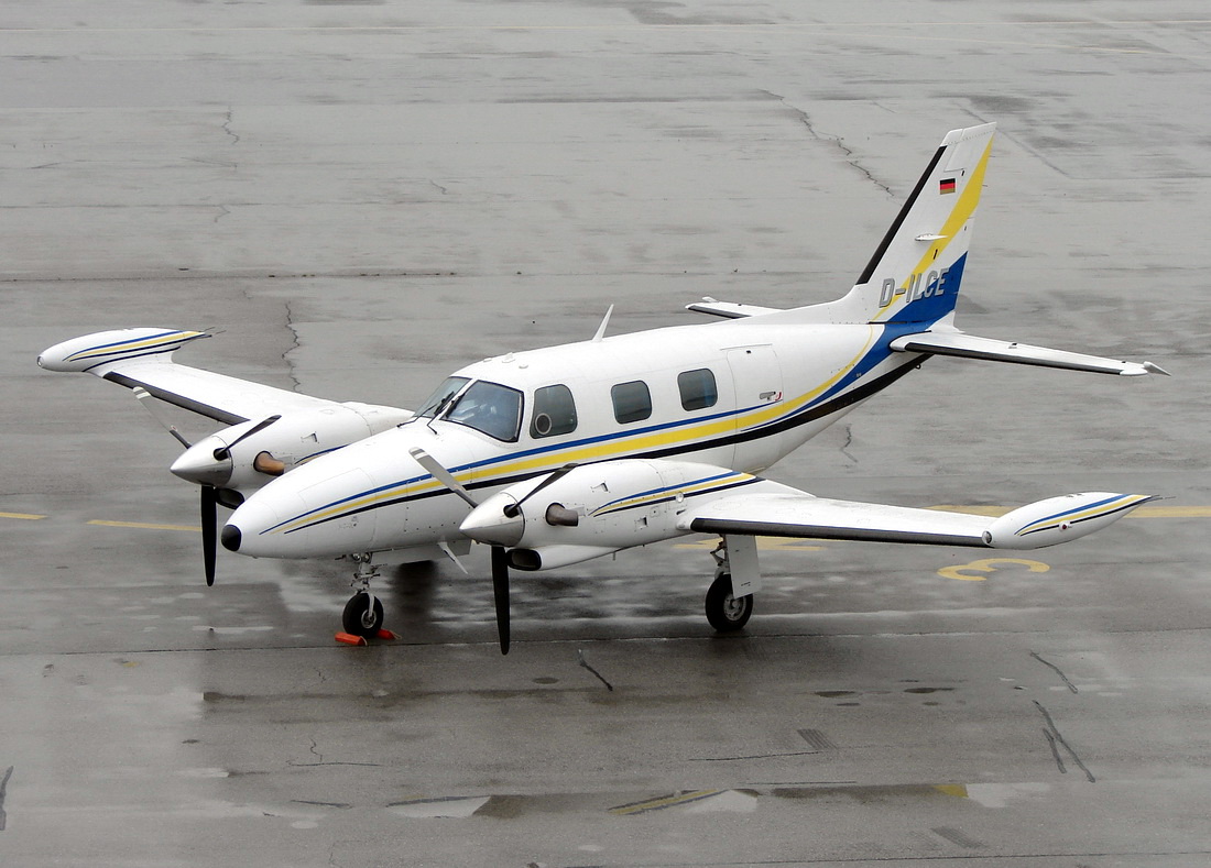 Piper PA-31T1-500 Cheyenne DSF Flugdienst D-ILCE Osijek_Klisa (LDOS) May_14_2012.