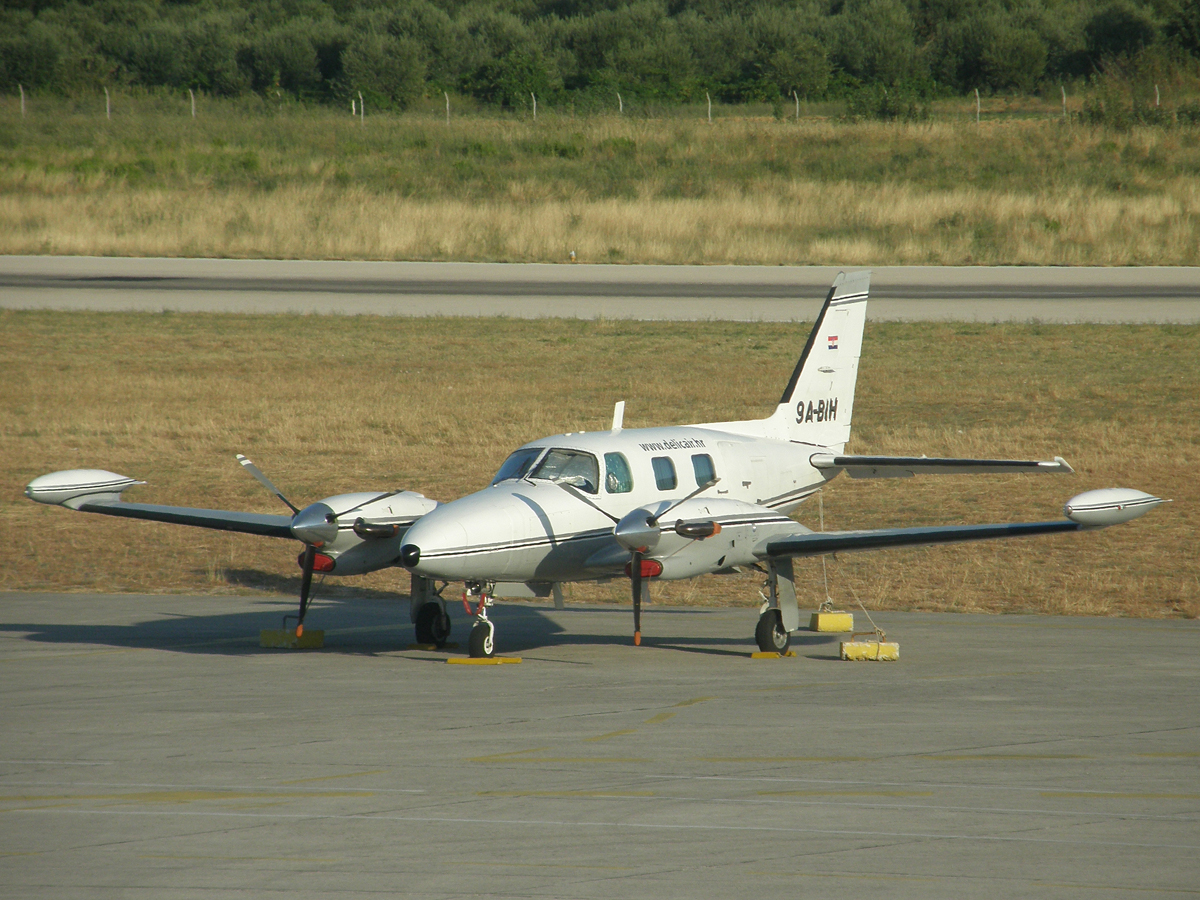 Piper PA-31T1-500 Cheyenne IA Delić Air 9A-BIH Split_Resnik August_18_2009