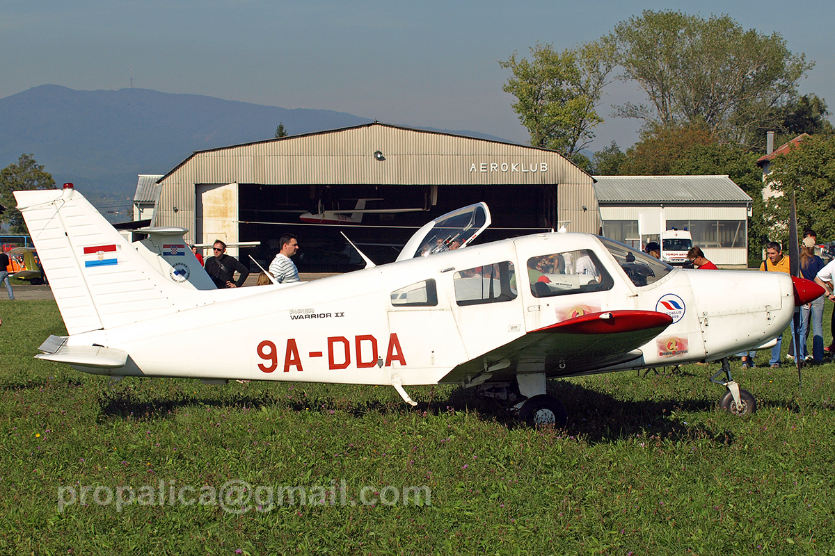 Piper PA-28-161 Warrior II Aeroklub Zagreb 9A-DDA Zagreb_Lucko September_22_2007