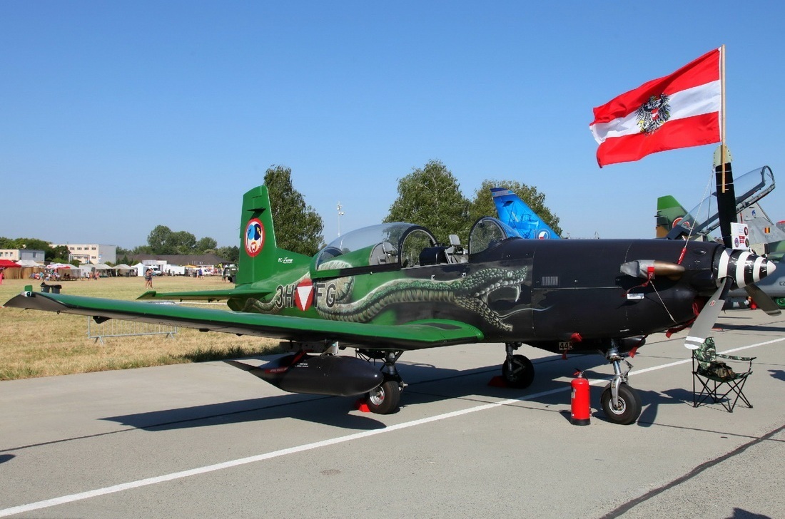 Pilatus PC-7 3H-FG Austria Air Force Kecskemet (LKHE) August_04_2013