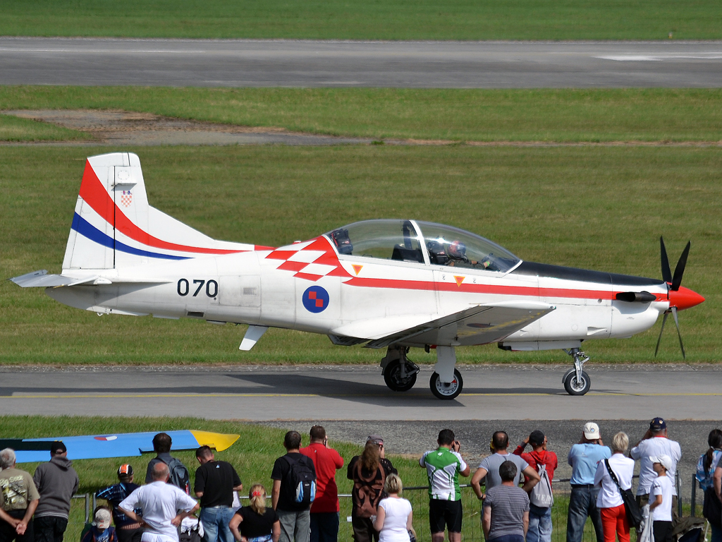 Pilatus PC-9M Croatia Air Force HRZ 070 Hradec_Kralove (LKHK) September_08_2012