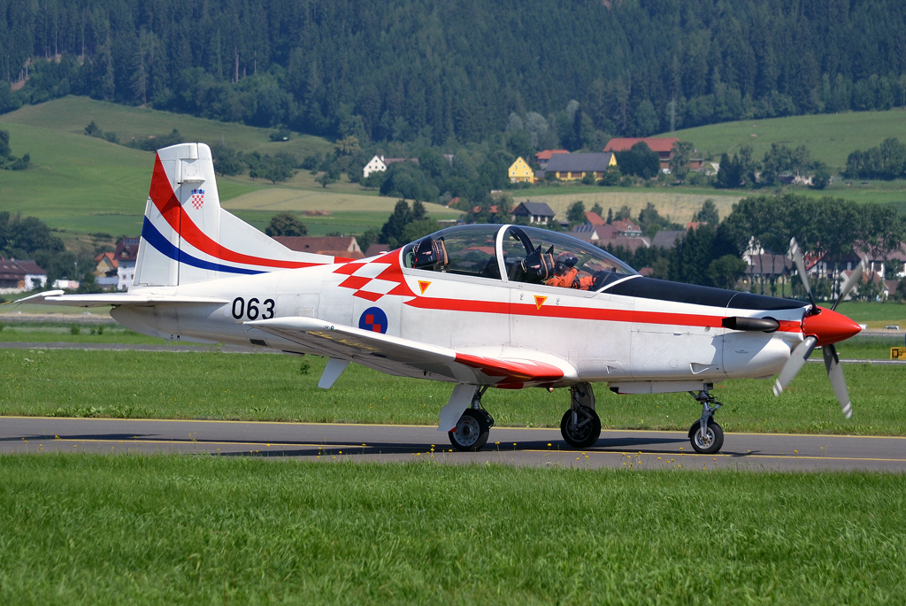 Pilatus PC-9M Croatia Air Force HRZ 063 Zeltweg (LOXZ) July_01_2011