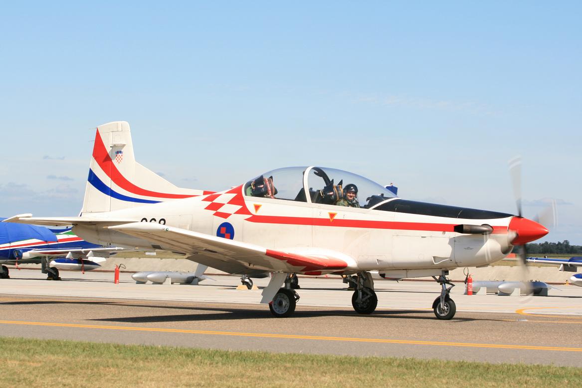 Pilatus PC-9M Croatia Air Force HRZ 059 Kecskemet August_17_2008