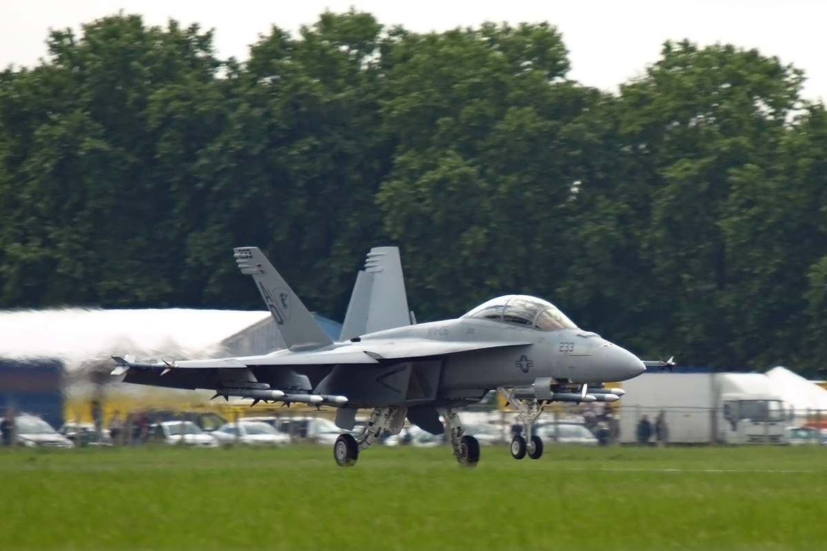 Boeing F/A-18F Super Hornet USA Navy 166660 / AD-220 Paris_Le_Bourget June_23_2007 D