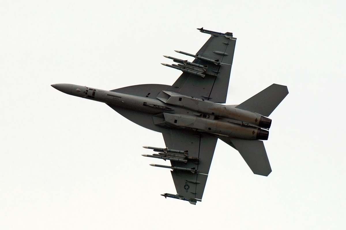 Boeing F/A-18F Super Hornet USA Navy 166660 / AD-220 Paris_Le_Bourget June_24_2007 B