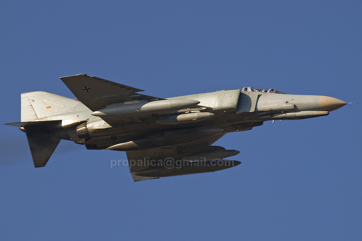 McDonnell Douglas F-4F Phantom II Germany Air Force Luftwaffe 3748 Zagreb_Pleso December_5_2007 A