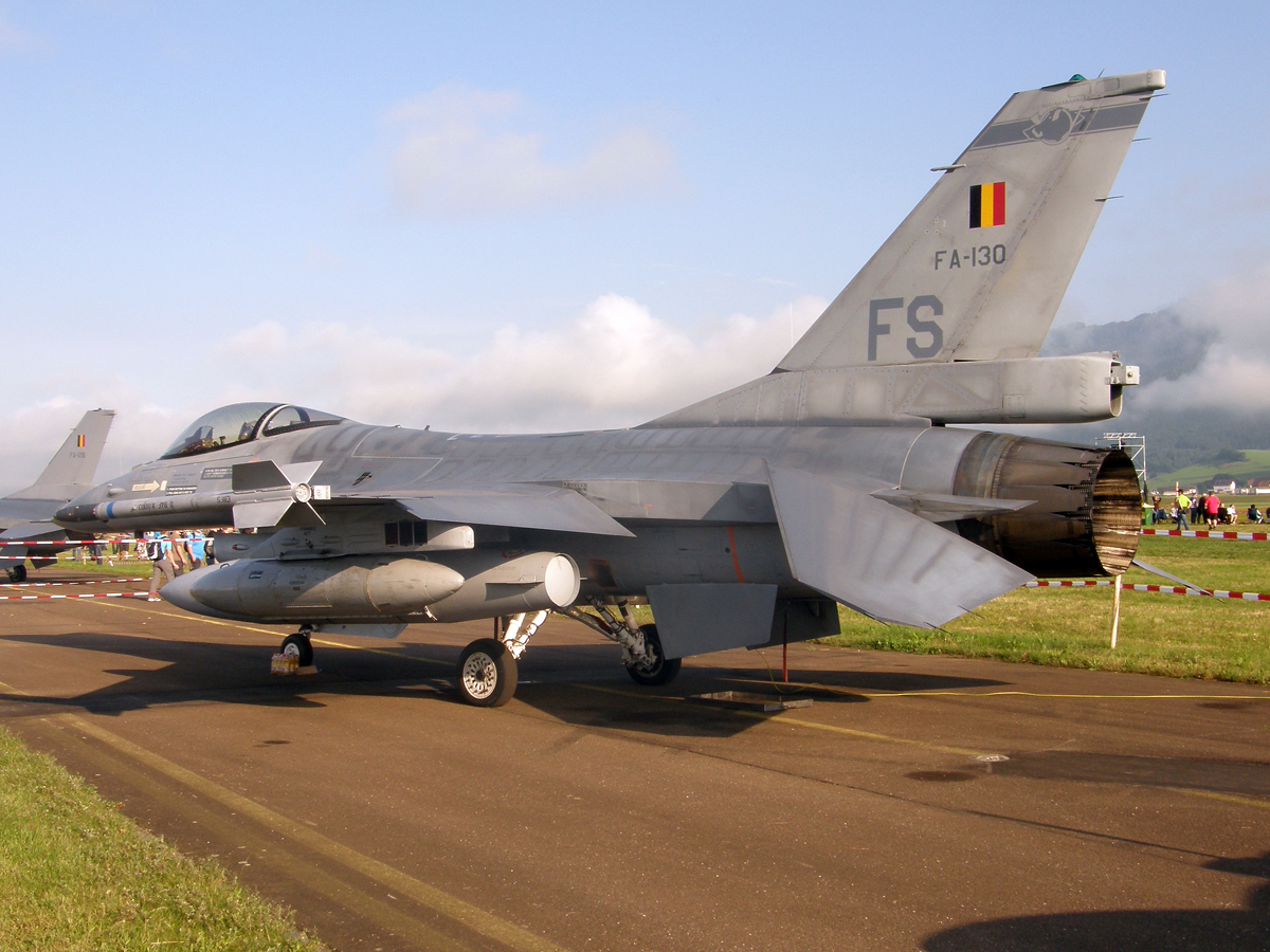 SABCA F-16AM Fighting Falcon Belgium Air Force FA-130 Zeltweg (LOXZ) June_27_2009
