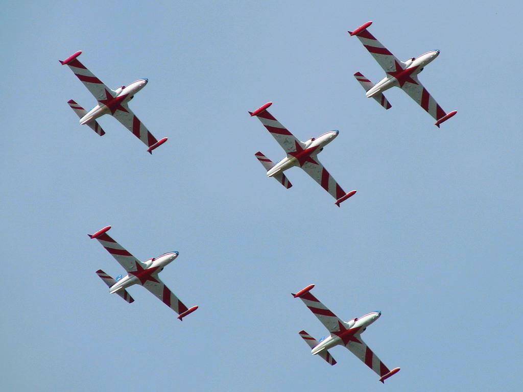 Soko G-2A Galeb Serbian Aerobatic Team STARS Novi_Sad_Cenej (LYNS) 2008