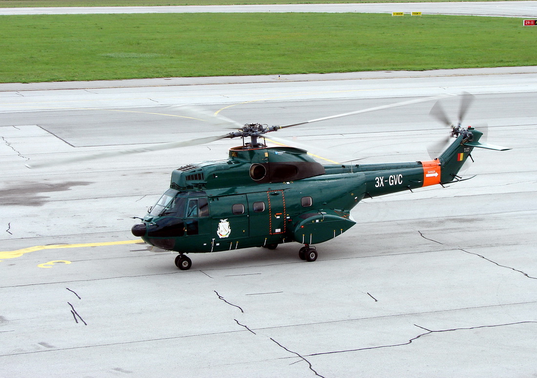 IAR 330L-Puma Guinea Government 3X-GVC Osijek_Klisa (LDOS) May_16_2012.