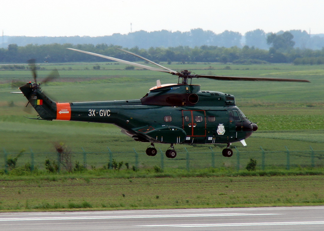 IAR 330L-Puma Guinea Government 3X-GVC Osijek_Klisa (LDOS) May_16_2012.