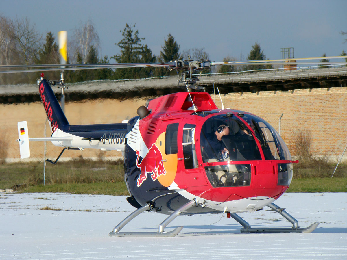 MBB BO-105CB-4 D-HTDM Red Bull Zagreb_Lucko (LDZL) January_3_2009