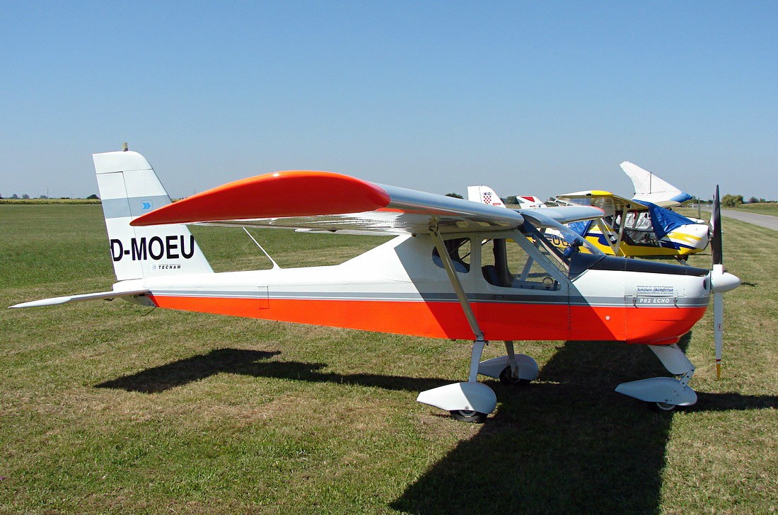 Tecnam P92 Echo D-MOEU Private Osijek_Cepin (LDOC) Setpember_07_2013