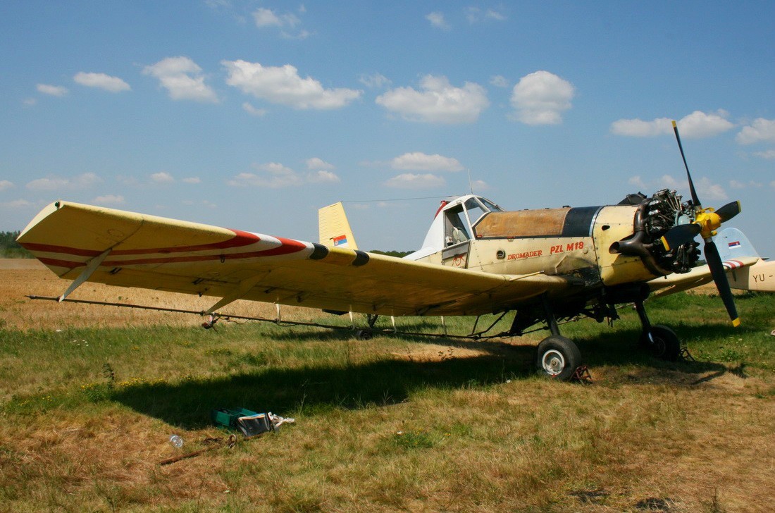 PZL-Mielec M-18 Dromader YU-BNY JAT Privredna Avijacija Lisicji Jarak (LYBJ) August_13_2013