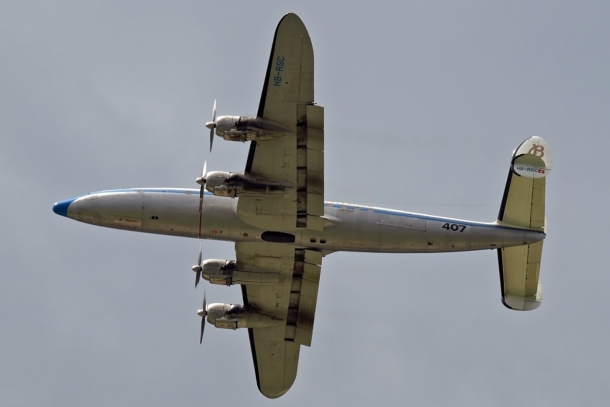 Lockheed C-121C Super Constellation (L-1049F) Breitling (SCF) HB-RSC Paris_Le_Bourget June_23_2007