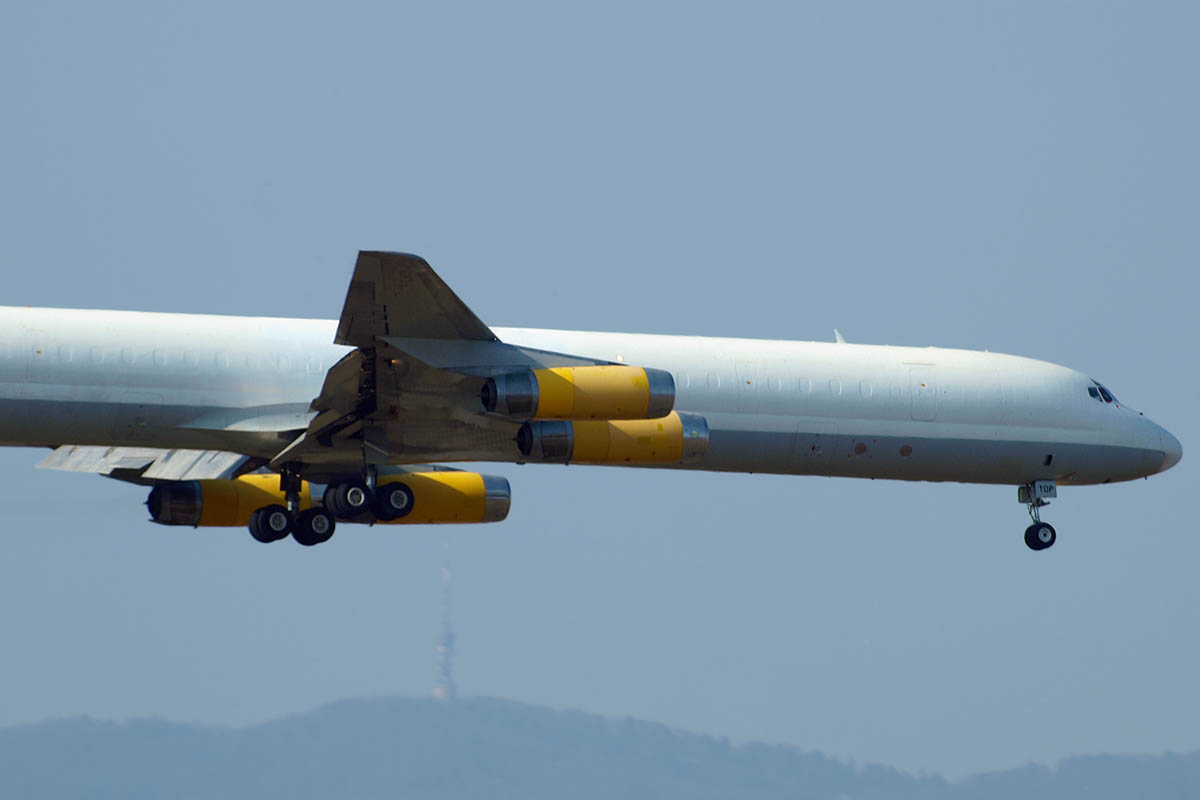 McDonnell Douglas DC-8-63(F) Untitled (Johnsons Air) Zagreb_Pleso (ZAG/LDZA) March_5_2012