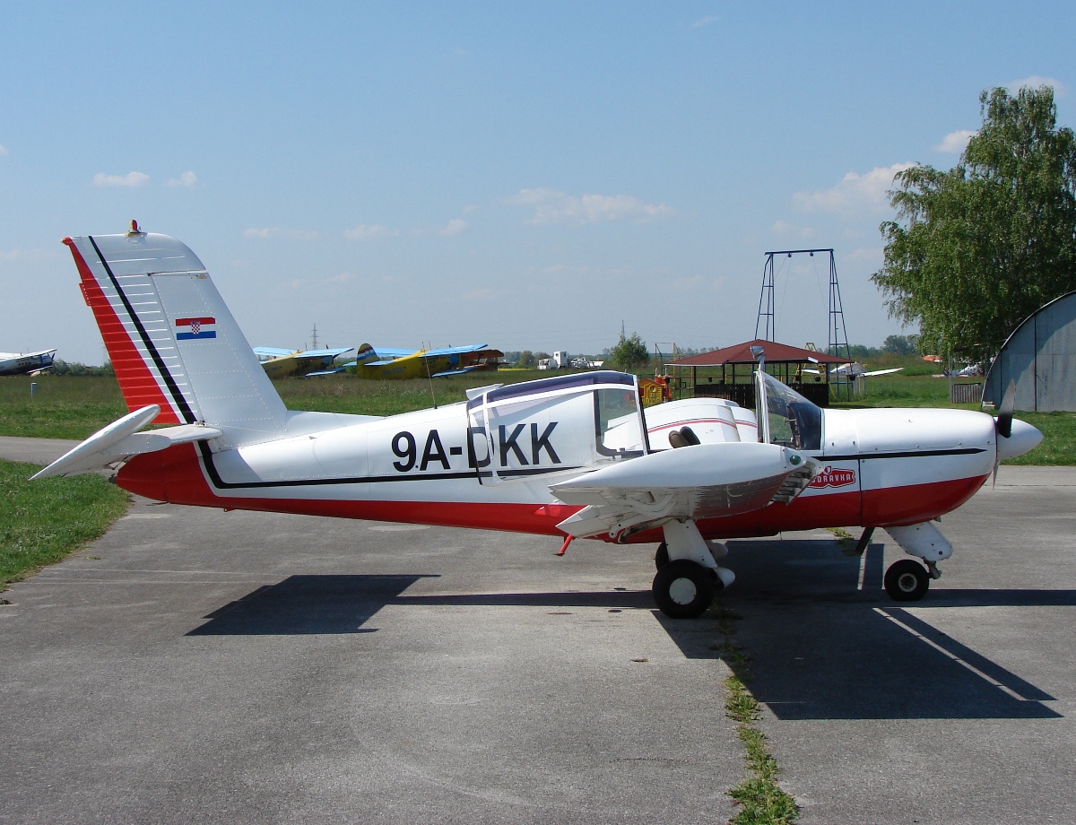 Socata Rallye 180TS Galerien 9A-DKK AK Krila Koprivnice Osijek-Čepin (OSI/LDOC) April_24_2009