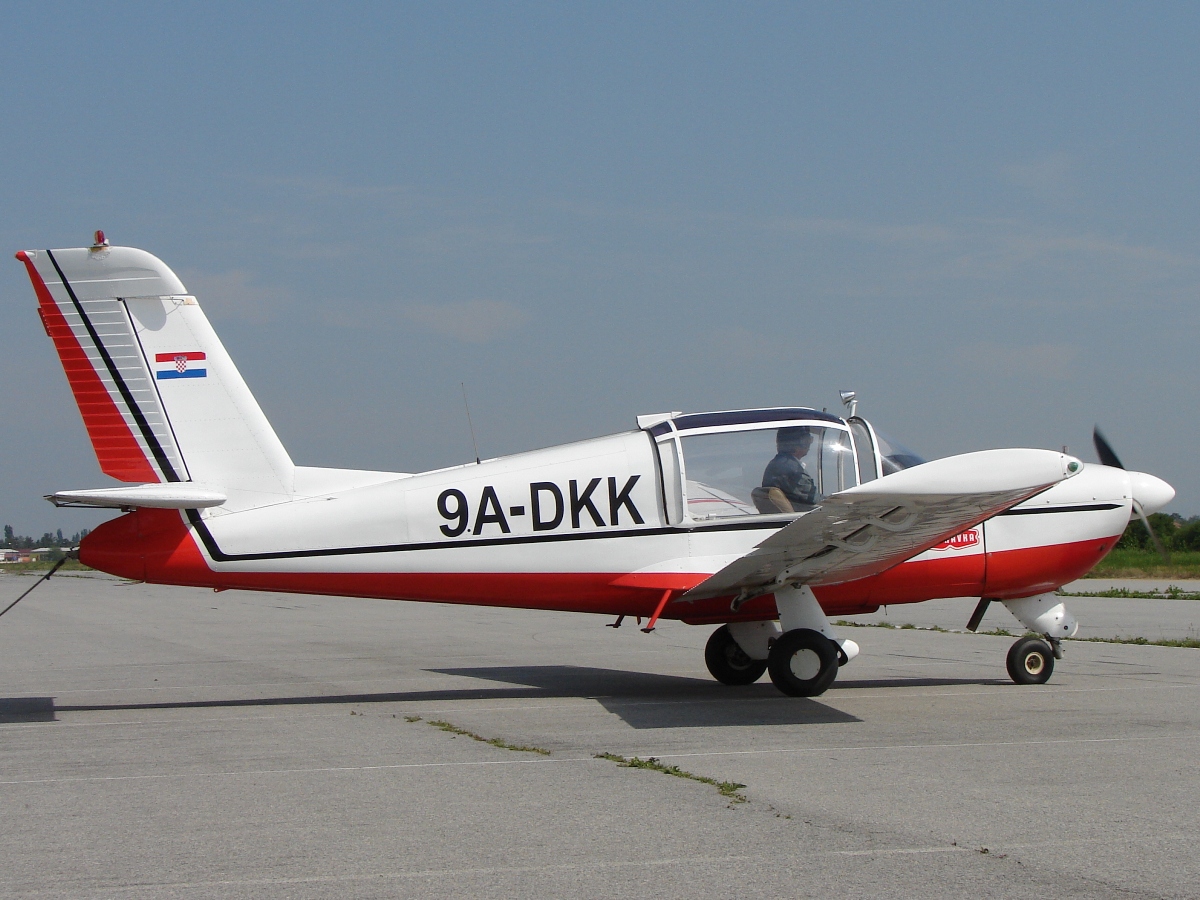 Socata Rallye 180TS Galerien 9A-DKK AK Krila Koprivnice Osijek-Čepin (OSI/LDOC) April_27_2009