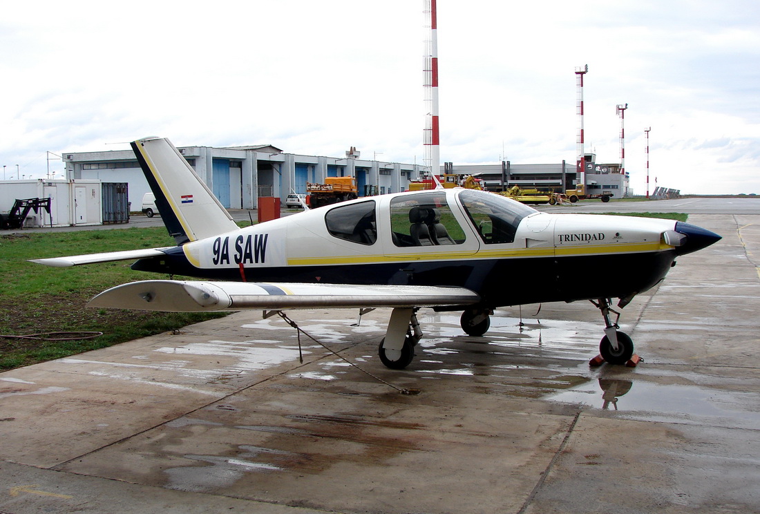 Socata TB-20 Trinidad Private 9A-SAW Osijek_Klisa (OSI/LDOS) March_30_2012