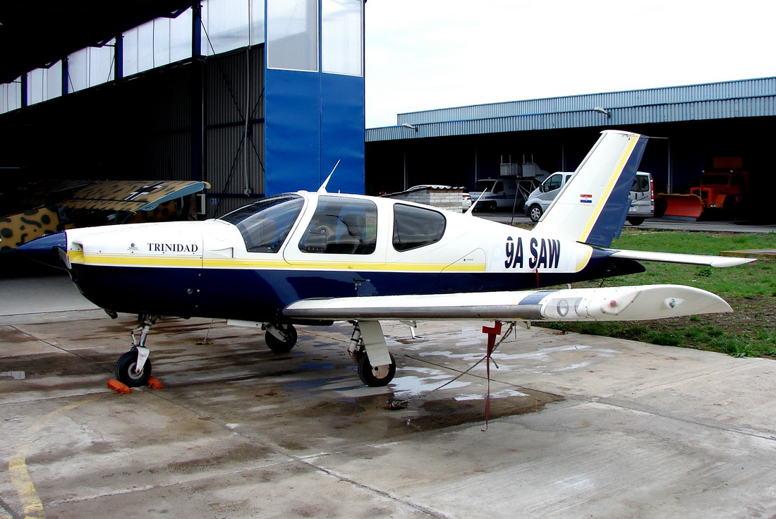 Socata TB-20 Trinidad Private 9A-SAW Osijek_Klisa (OSI/LDOS) March_30_2012