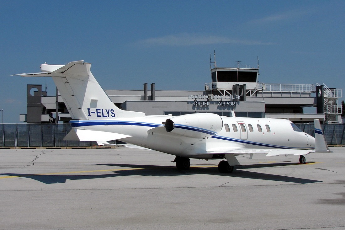 Learjet 40 Eurofly Service I-ELYS Osijek_Klisa (LDOS) June_04_2012.