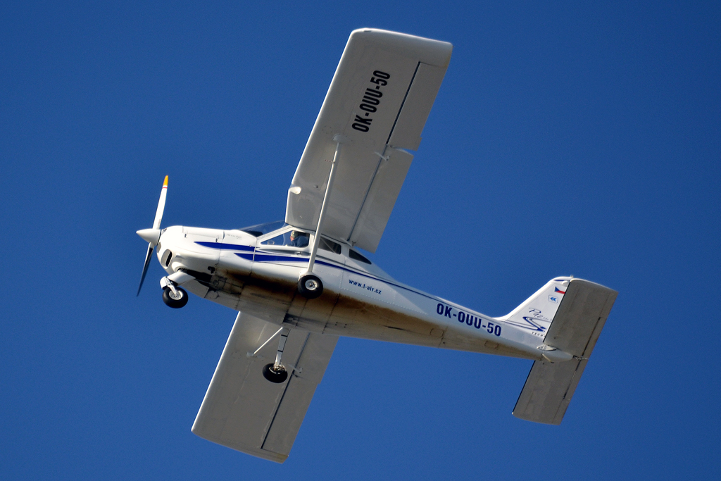 Tecnam P-92S Echo Super F-Air OK-OUU-50 Prague_Ruzyne (PRG/LKPR) October_2_2011