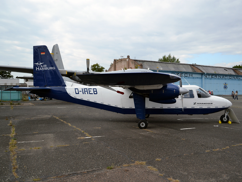 Britten-Norman BN-2A Islander Air Hamburg D-IREB Hradec_Kralove (LKHK) September_08_2012