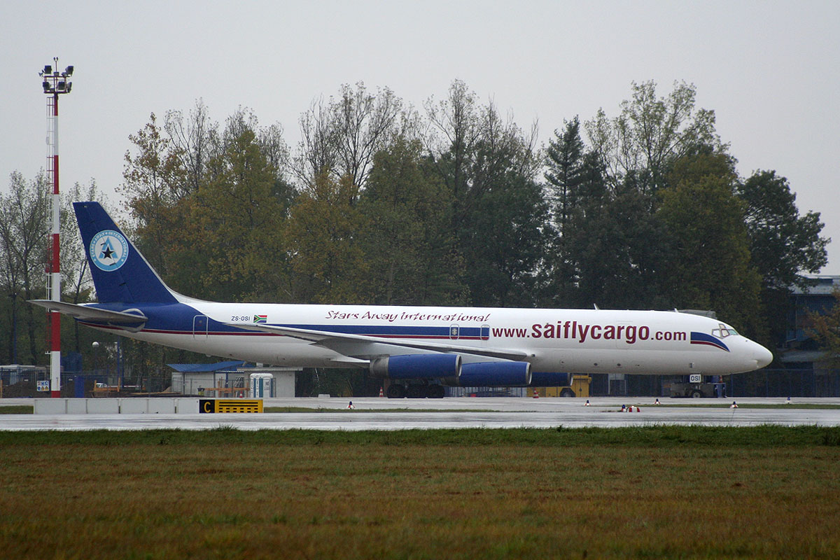 Douglas DC-8-62H(F) Stars Away International ZS-OSI Zagreb_Pleso (ZAG/LDZA) October_20_2011