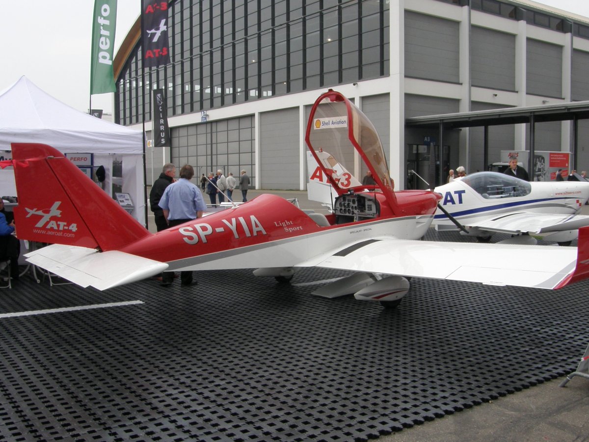 Aero AT-4 Untitled SP-YIA Friedrichshafen_Airport April_04_2009