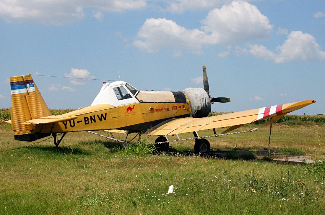 PZL-Mielec M-18 Dromader YU-BNW Privredna Avijacija Zrenjanin Zrenjanin-Ecka (LYZR) August_13_2013