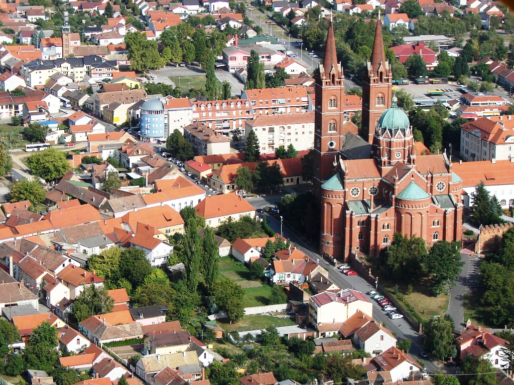 Đakovo airview from Reims FR172J Reims Rocket 9A-DDK