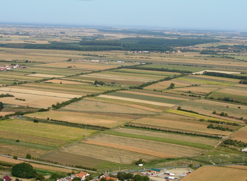 Slavonija airview from Reims FR172J Reims Rocket 9A-DDK