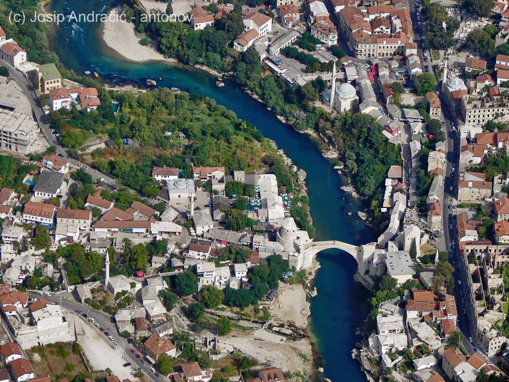 Mostar airview from Reims FR172J Reims Rocket 9A-DDK