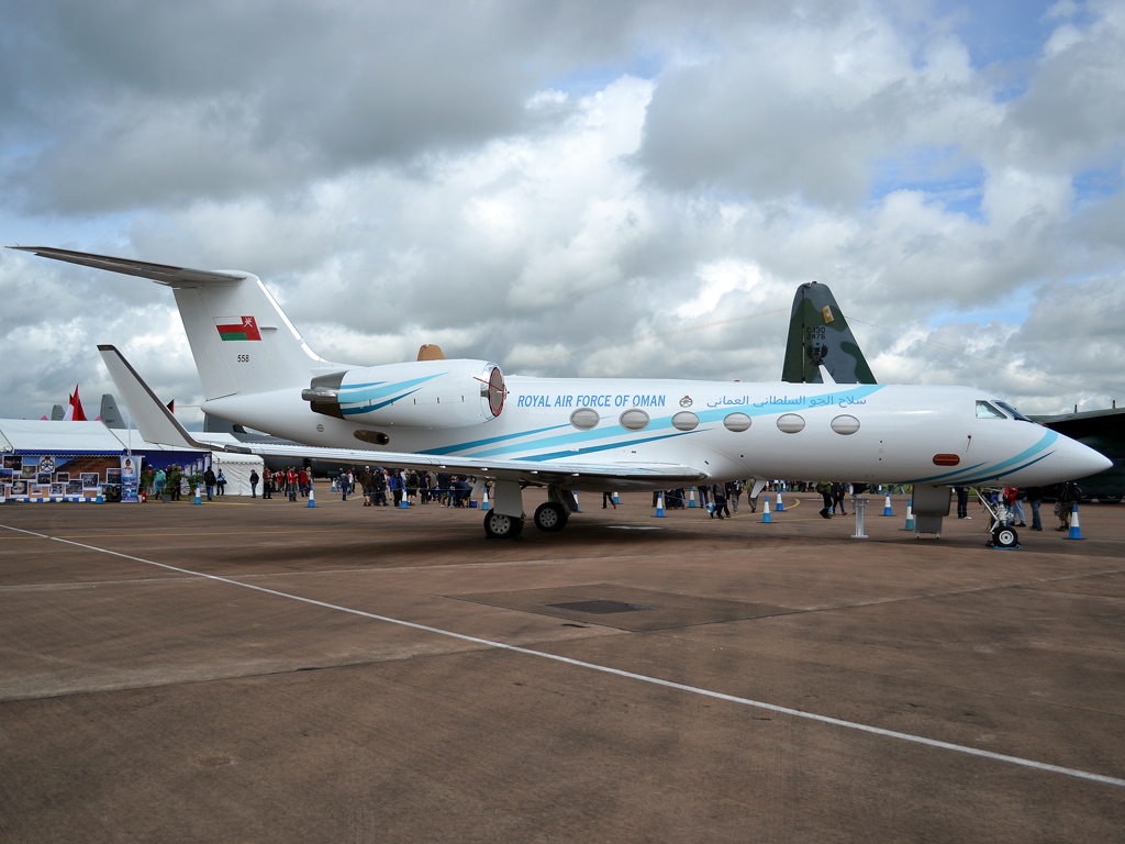 Gulfstream Aerospace G-IV Gulfstream IV Oman Air Force 558 Fairford (FFD/EGVA) July_07_2012