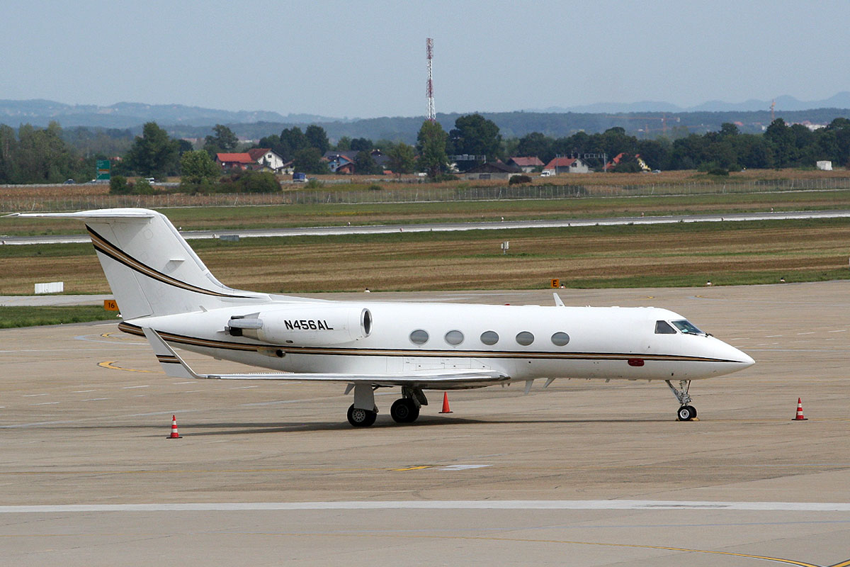 Gulfstream G-III Untitled N456AL Zagreb_Pleso (ZAG/LDZA) September_8_2011