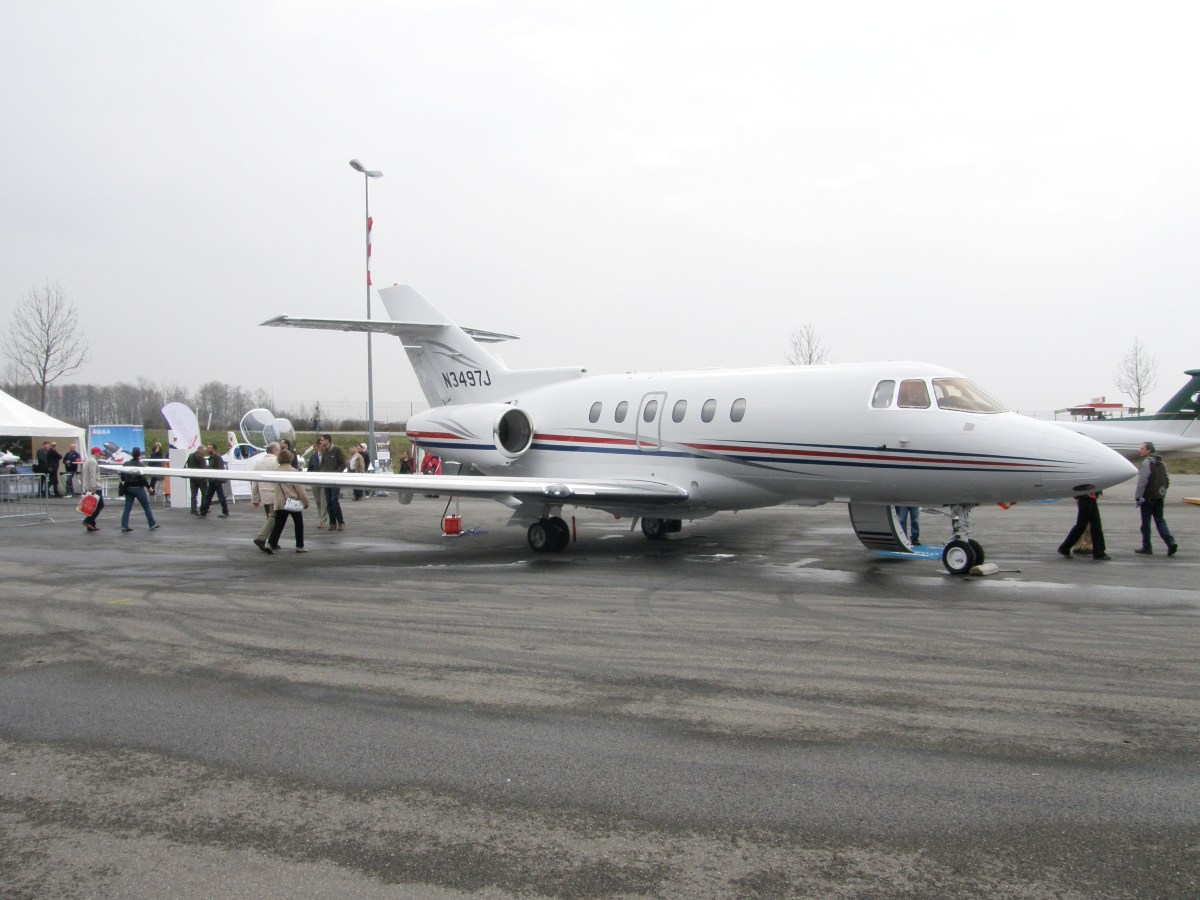 Hawker Beechcraft 750 Untitled N3497J Friedrichshafen Airport April_04_2009