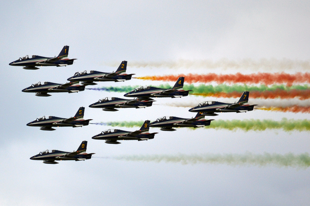 Aermacchi MB-339PAN Italy Air Force (Frecce Tricolori) Zeltweg (LOXZ) July_01_2011