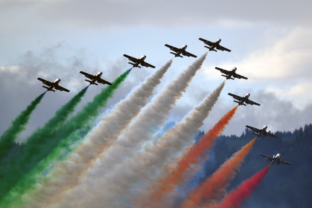 Aermacchi MB-339PAN Italy Air Force (Frecce Tricolori) Zeltweg (LOXZ) July_01_2011