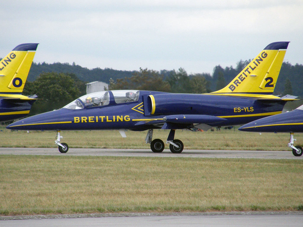 Aero L-39C Albatros Breitling Jet Team ES-YLS Hradec_Kralove (LKHK) September_05_2009