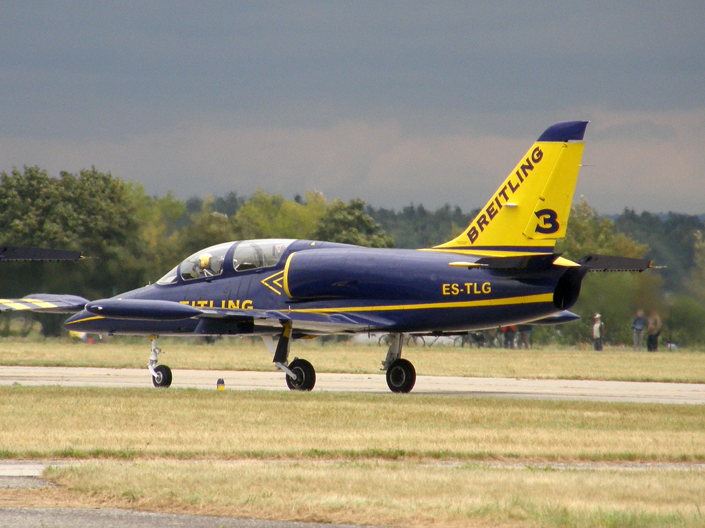 Aero L-39C Albatros Breitling Jet Team ES-TLG Hradec_Kralove (LKHK) September_05_2009