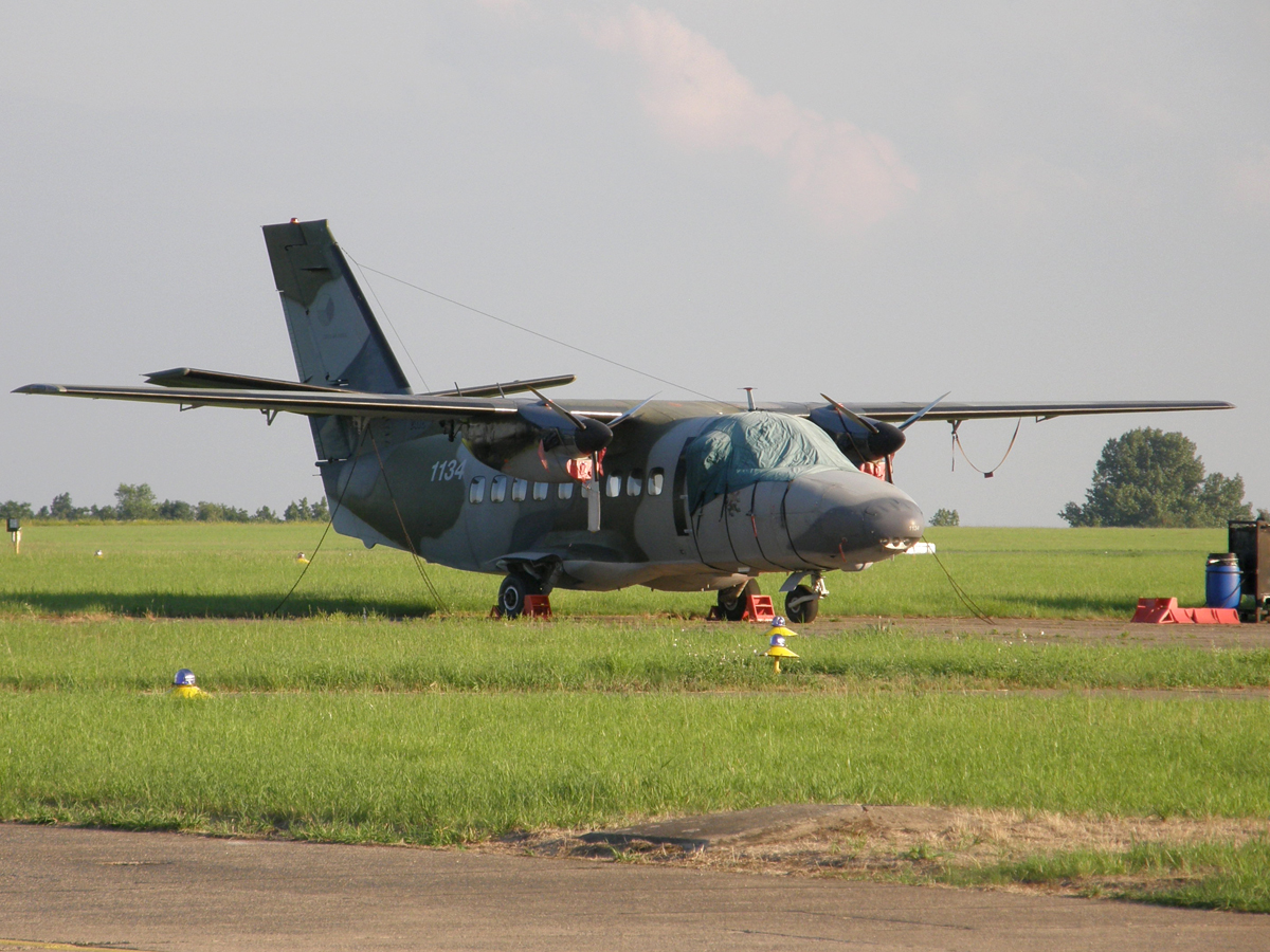 Let L-410T Turbolet Czech Air Force 1134 Prague_Kbely (LKKB) June_20_2009