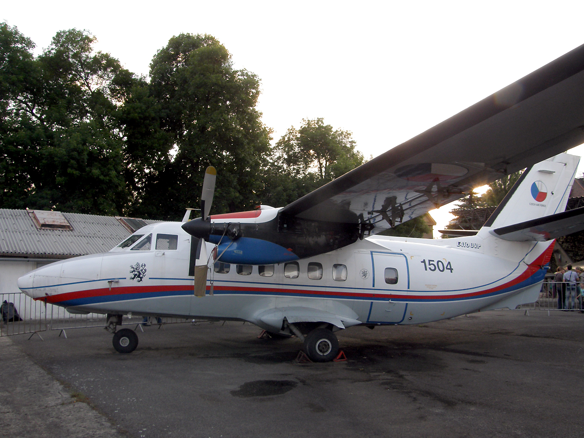 Let L-410UVP Turbolet Czech Air Force 1504 Prague_Kbely (LKKB) June_20_2009