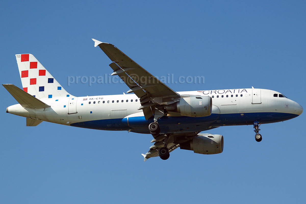 A319-112 Croatia Airlines 9A-CTG Zagreb_Pleso October_10_2006